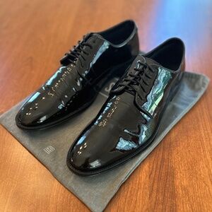 Black Tux Men’s Patent Leather Dress Shoes - Size 13